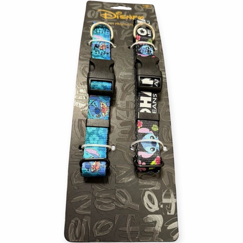 Disney Lilo and Stitch Printed Dog Leash and Plastic Clip Collar Set size Medium - Picture 2 of 7